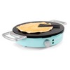 Nostalgia Crepe Art 12" Spinning Crepe Maker: Electric Skillet, Nonstick Ceramic, 900W, Countertop Cooking, Blue - 4 of 4