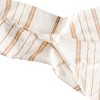 Slickblue Cotton Tea Towel, 16 x 25 Inch Handwoven Kitchen Towel with Striped Design in Stone, Navy or Beige - 3 of 3