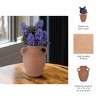 Charming Terracotta Vase with Handles - Elegant Home Decor for Living Room, Bedroom, Office and Room Display - 4 of 4