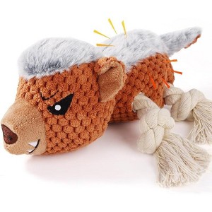 ZippyPawsqueaky Plush Tug-of-War Dog Toys with Rope (Small/Middle/Big Dogs) - 1 of 4