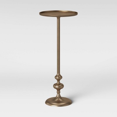 Londonberry Turned Accent Table Brass - Threshold™