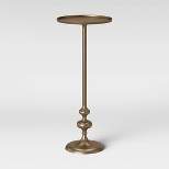 Londonberry Turned Accent Table Brass - Threshold™