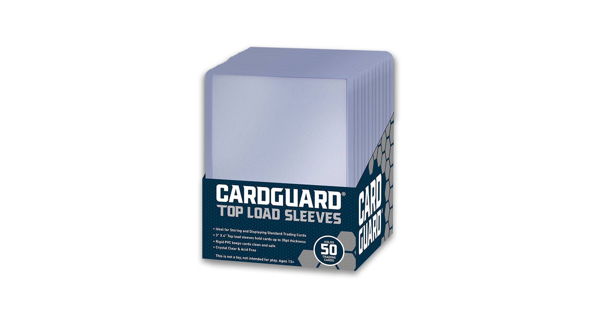 Cardguard Trading Card 50ct Top Load Sleeves