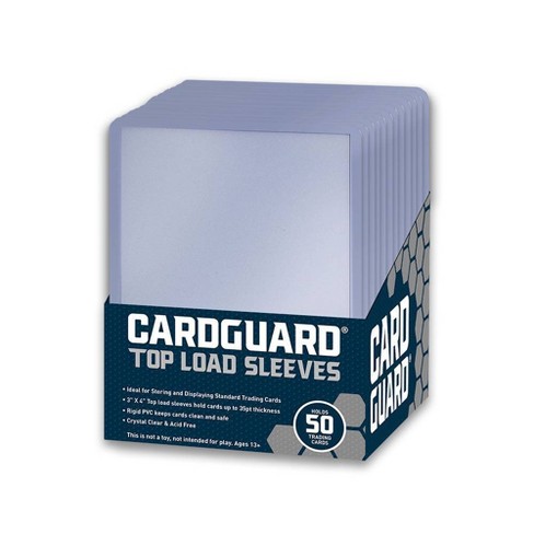 Cardguard Trading Card 50ct Top Load Sleeves : Target