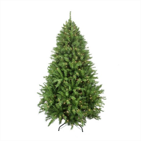 Northlight 7.5' Prelit Artificial Christmas Tree Medium Northern ...
