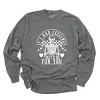 Simply Sage Market Valentine Feelings Skeleton Garment Dyed Long Sleeve - 2XL - Pepper - 2 of 4