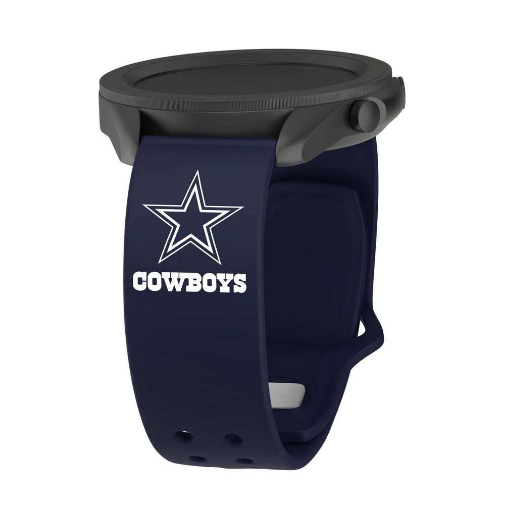 Photos - Watch Strap NFL Dallas Cowboys Samsung Watch Compatible Silicone Sports Band - 22mm