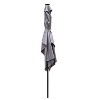 Sapphtopaz 10x6.5Ft Patio Umbrella Outdoor Rectangular LED Umbrellas Waterproof with Crank and Push Button Tilt for Garden, Pool - 3 of 4