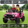 24V Power Wheel 2 Seater Kids Ride On Car,Parent Remote Control,4WD 800W Motor,3 Adjustable Speeds for Ages 3+ - 2 of 4