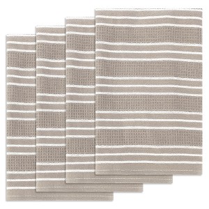 Unique Bargains Cotton Waffle Soft Absorbent Kitchen Towels 26 x 18 Inch - 1 of 4