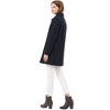 INSPIRE CHIC Women's Turn Down Collar Single Breasted Winter Outwear Overcoat - 4 of 4