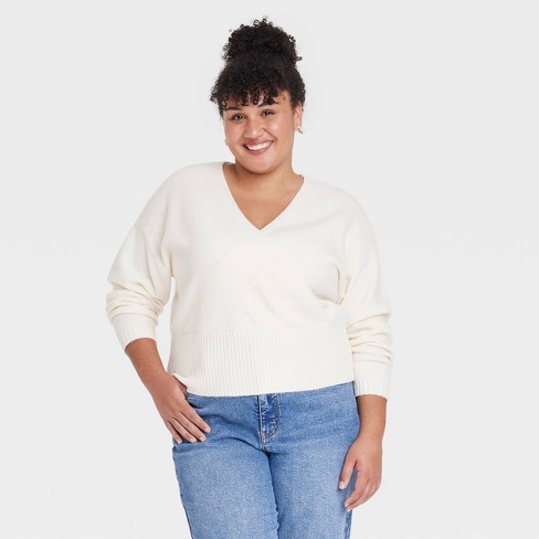 Target v hot sale neck sweater