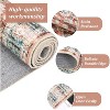 Acekool 9x12 Washable Boho Vintage Medallion Area Rug, Non-Slip, Stain Resistant, Non-Shedding Carpet for Living Room, Bedroom, Office - 2 of 4