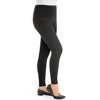 Collections Etc 2 Pk Fleece Lined Leggings - 2 of 4