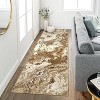 Acekool 5x7 Abstract Washable Rug – Soft Marble Design for Living Room, Bedroom & High-Traffic Areas - 2 of 4