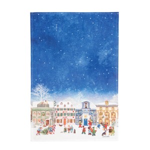 C&F Home Vintage Houses With Kids Printed Flour Sack Kitchen Towel - 1 of 4