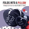 Plushible Love Sux Snugible Blanket Hoodie & Pillow - 3 of 4