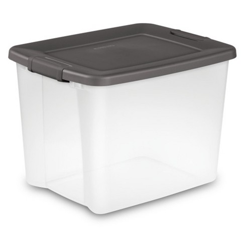 Matte black transparent store large capacity storage box