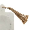 White Marble & Jute Spoon Rest by Foreside Home & Garden - image 3 of 4