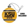 Kennesaw State KSU Stripes Acrylic Christmas Tree Holiday Ornament - 3 of 4