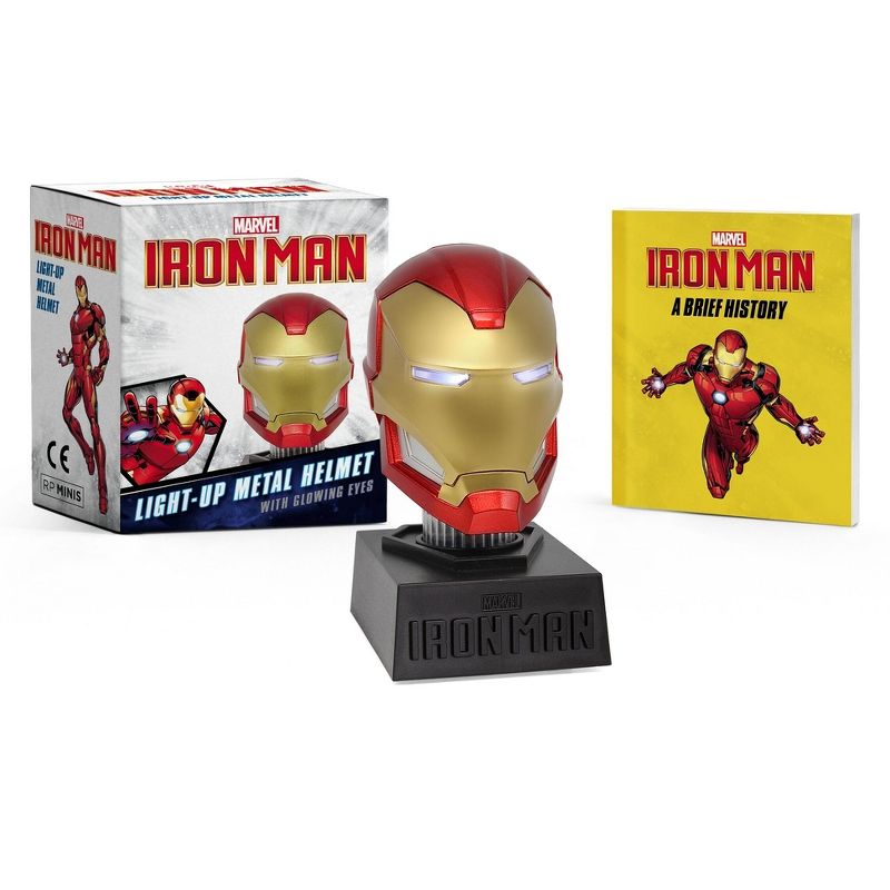 Marvel: Iron Man Light-Up Metal Helmet - (Rp Minis) by  Matthew K Manning (Paperback), 1 of 2