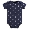 Hudson Baby Infant Boy Cotton Bodysuits, Nautical Anchor - image 3 of 4