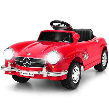HOMCOM Voiture à Pousser Voiture Enfant Porteur Mercedes-Benz 84 x 40 x 83  cm Blanc Mercedes 