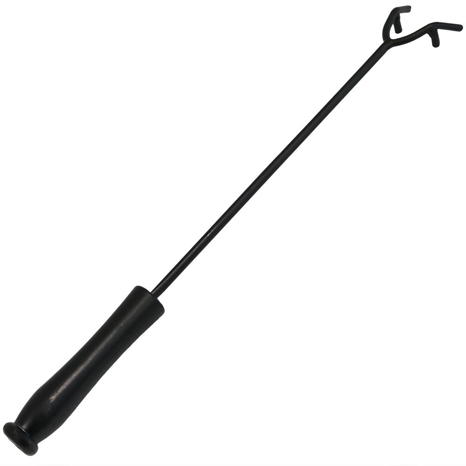 Sunnydaze Steel Camp Fire Pit or Fireplace Log Poker Stick Tool with Heat-Resistant Handle - 16"