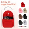 Unique Bargains Protective Lining Makeup Bags and Organizers Encrypted Felt Purse Insert 7.7" x 5" x 11" - 4 of 4