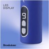 Brookstone Compact Cordless Percussion Massager – Rechargeable with 9 Speeds, 4 Heads & LED Display - 2 of 4