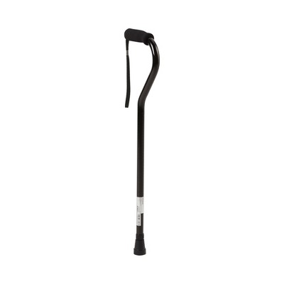 Days Steel Bariatric Adjustable Cane - Offset Handle for Extra Support