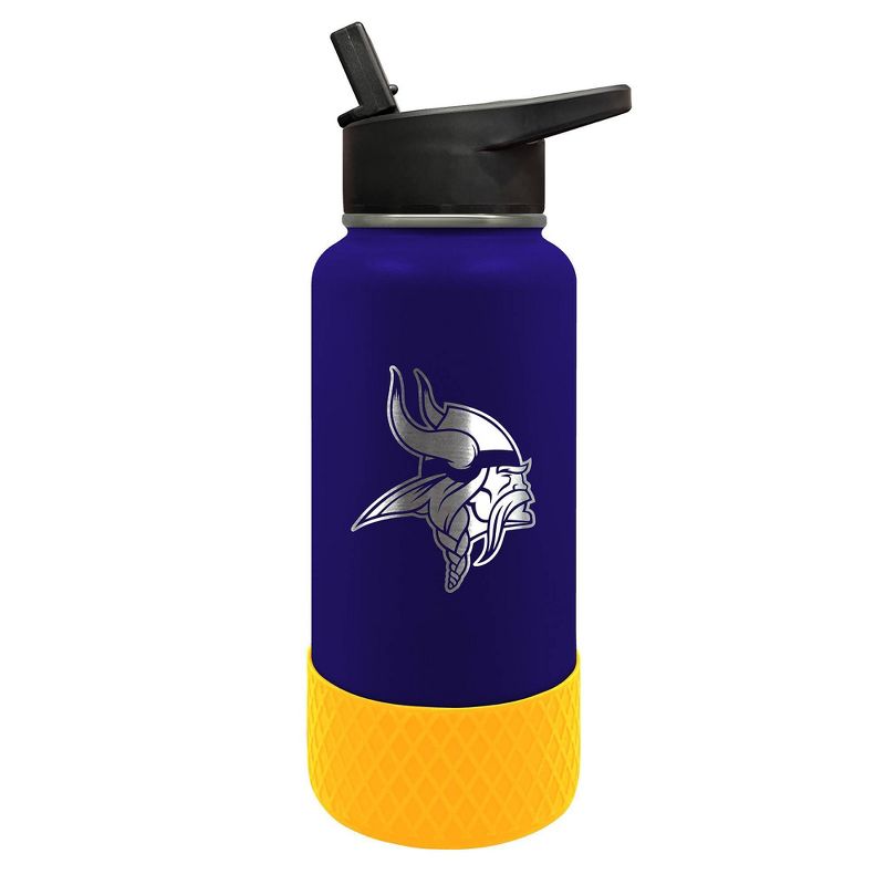 NFL Minnesota Vikings 32oz Thirst Hydration Water Bottle, 1 of 2