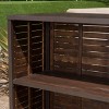 5pc Pike Acacia Bar Set Dark Brown/Metal - Christopher Knight Home - 4 of 4