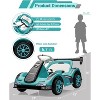 6V Electric Racer Go Kart for Kids - 2.4G Remote Control & Pedal Operation | 2MPH Max Speed with Safety Belt, Music & USB - 4 of 4