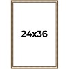 PosterPalooza | Refined Silver Picture Frame - UV Acrylic, Foam Board Backing, Hanging Hardware - 2 of 4