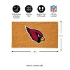 Evergreen NFL Arizona Cardinals Logo Natural Coir 28 x 16 Inches Indoor Outdoor Doormat - 3 of 4