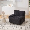 Upholstered Chenille Lounge Chair with Wide Deep Seat, 42"W Cozy Single Sofa for Bedroom Living Room-3irtyhousy - 2 of 4