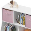 CAVINAS Bookcases for Living Room Kids Wooden Display Stand Bookshelf Toy Storage Organizer for Children's Room Bedroom Playroom - 4 of 4