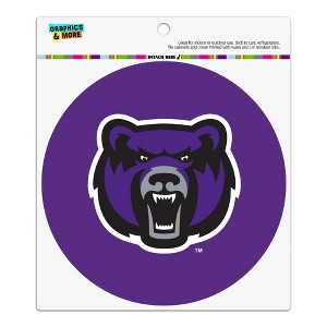 University of Central Arkansas Primary Logo  Automotive Car Refrigerator Locker Vinyl Circle Magnet - 1 of 4