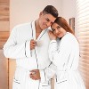 Catalonia Womens Comfy Lightweight Summer Long Robe, Ultra-Soft Breathable Bathrobe with Pockets, Shawl Collar Women Matching Robes, Gift for Moms - 2 of 4