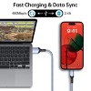 MAGIC JOHN 2Pack 6FT Nylon Braided Lightning Cable iPhone Charger Cord Compatible with iPhone 14/13/12/11 Pro Max/XS/XR/X /8/7/6 /Plus/SE/iPad - 2 of 4