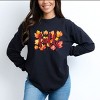 Simply Sage Market Fall Leaves Watercolor Garment Dyed Long Sleeve - 2 of 4