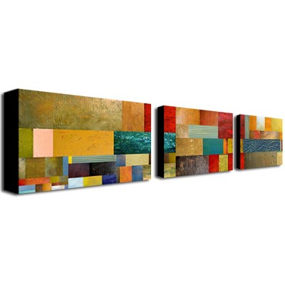 Trademark Fine Art -Michelle Calkins, 'Project V' Canvas Art Set
