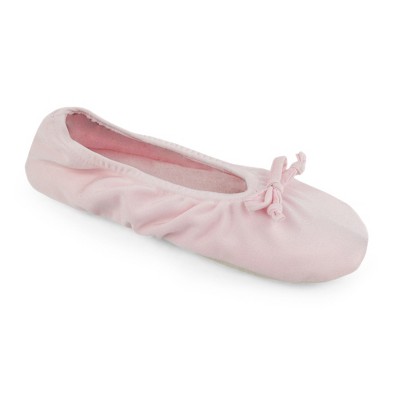 Softones by MUK LUKS Women's Stretch Satin Ballerina Slipper