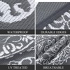 Outdoor Rug, Waterproof Durable Indoor/Outdoor RV Mat, Reversible Camping Carpet, Foldable Plastic Straw Rug for Patio, Porch - 3 of 4