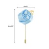 Unique Bargains Ceremony Anniversary Rose Wedding Groom Boutonnieres Pins 2"x3.5" 10 Pcs - 2 of 3