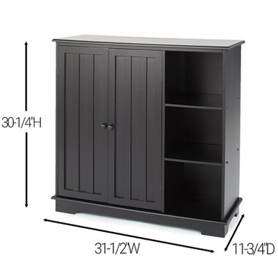 The Lakeside Collection Beadboard Wooden Storage Cabinets
