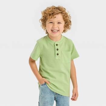 Toddler Boys' Short Sleeve Henley T-Shirt - Cat & Jack™