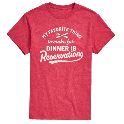 Men's - Instant Message - My Favorite Thing To Make For Dinner Short Sleeve Graphic T-Shirt