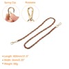 Unique Bargains Metal Corrosion-Resistant PU Leather Purse Flat Chain Straps - 2 of 3